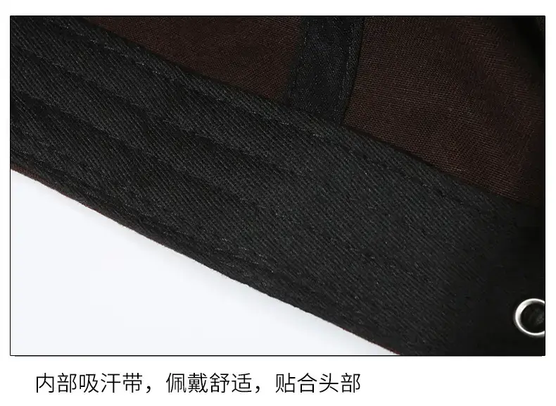 Black Korean Style Baseball Cap with Letter Embroidery — feature 11