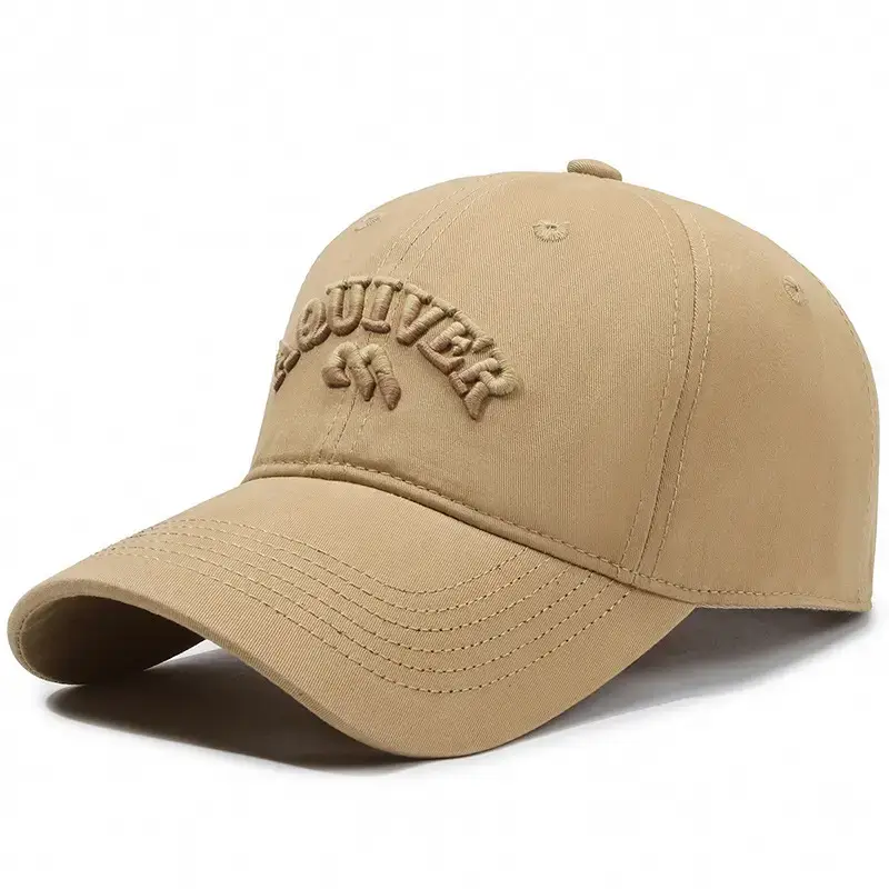 Black Korean Style Baseball Cap with Letter Embroidery - Image 4