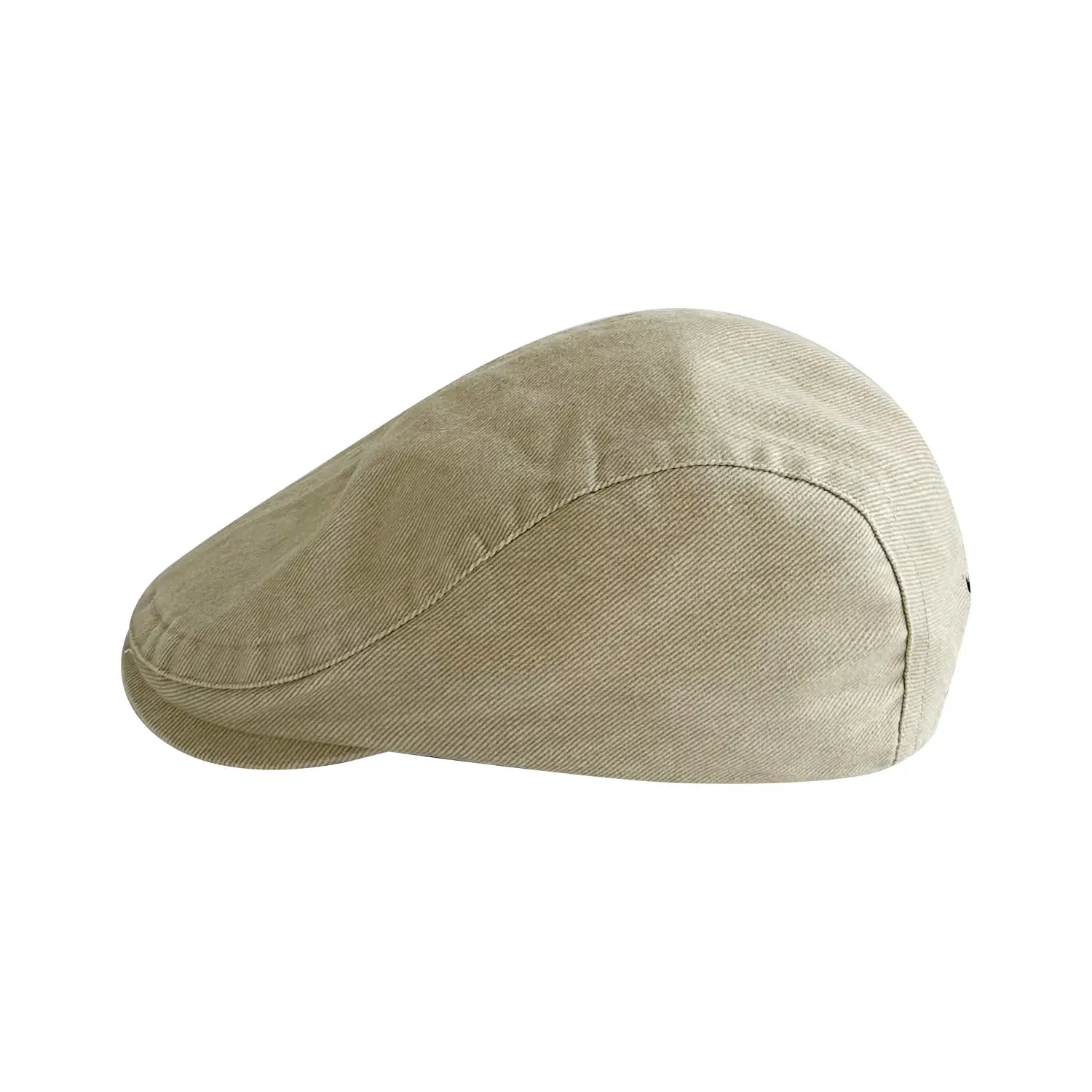 Washed Retro Forward Hat for Men Japanese Beret Brown - Image 11