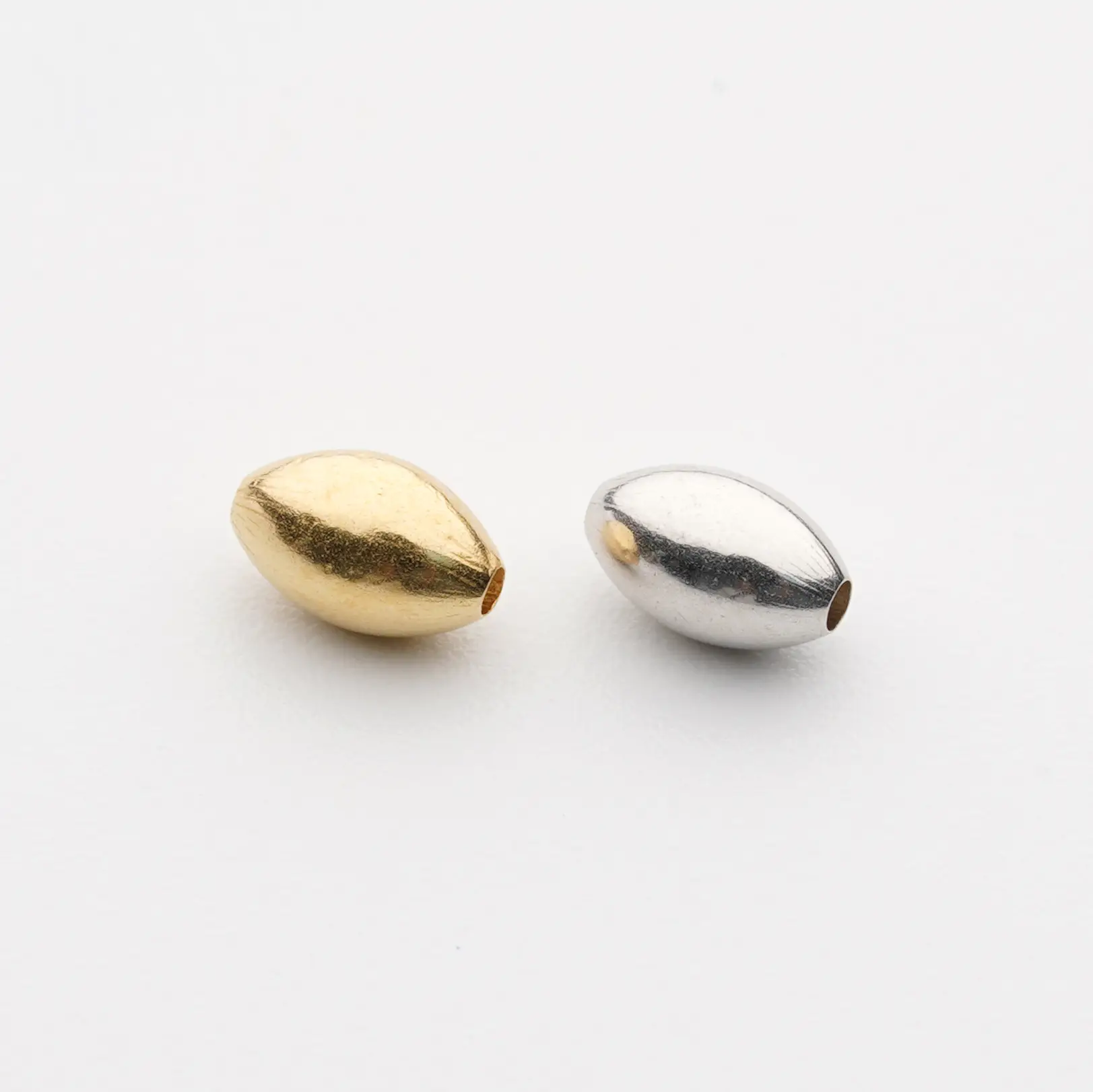 18K Gold Oval Gold Beads 2mm Diameter — feature 4