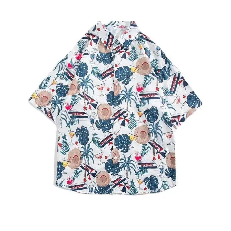 Hawaiian Print Beach Suit Men Summer Thin Sanya Travel - Image 10