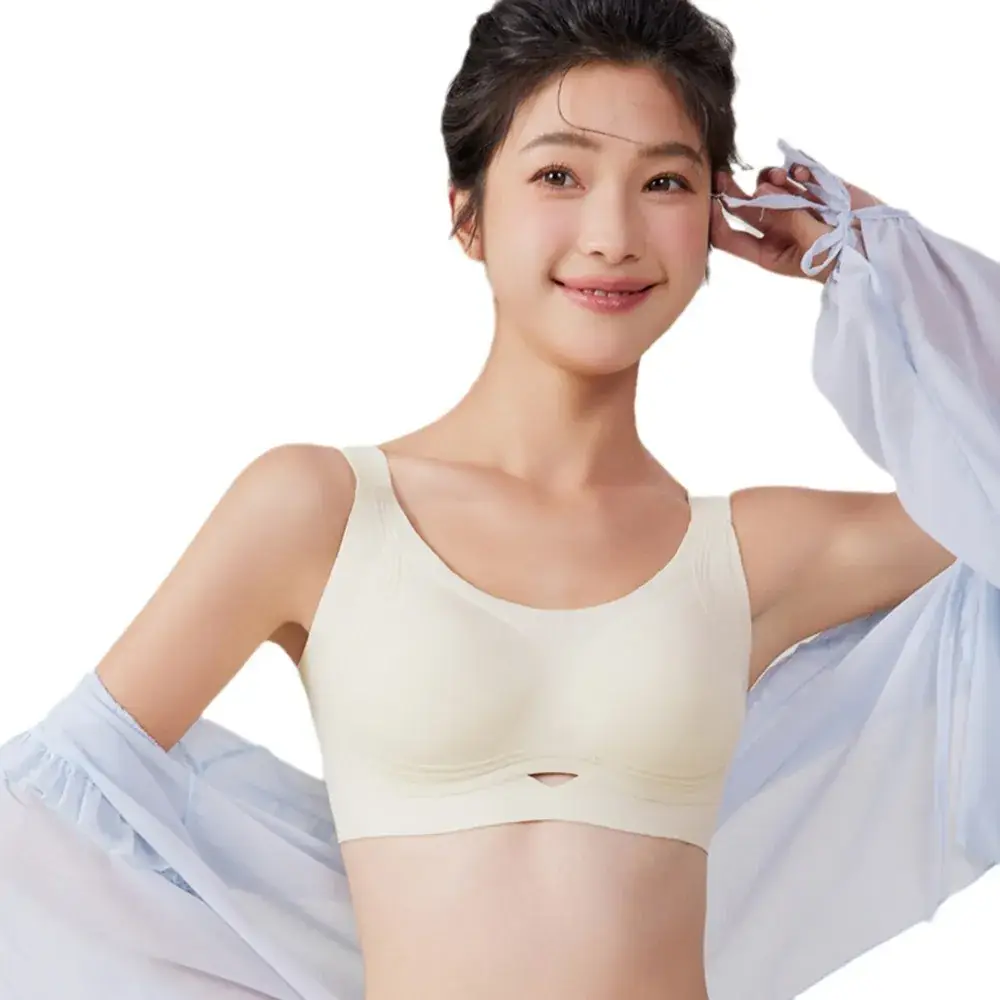 Nude Seamless Wireless Breast Conecting Vests - Image 9