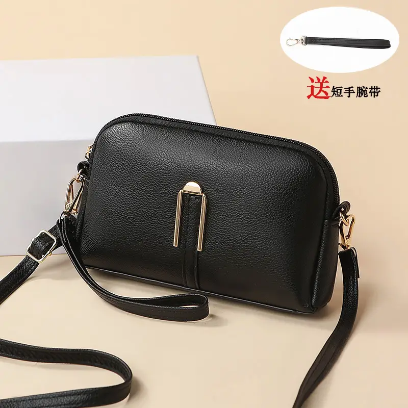 Soft Leather Shoulder Bag for Women Blue 2024 - Image 9