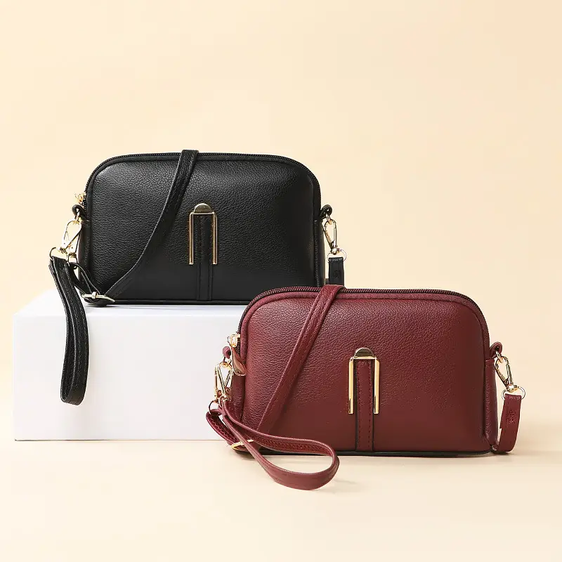 Soft Leather Shoulder Bag for Women Blue 2024 - Image 10