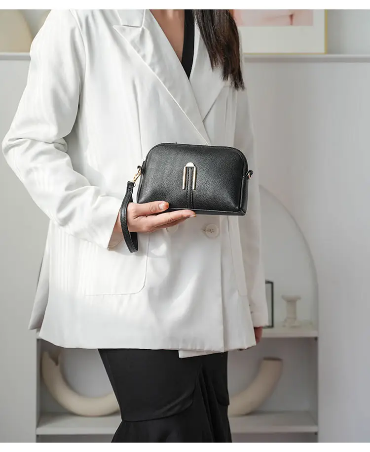 Soft Leather Shoulder Bag for Women Blue 2024 — feature 15