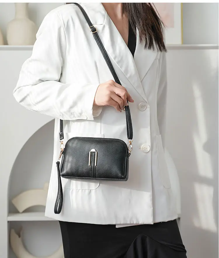 Soft Leather Shoulder Bag for Women Blue 2024 — feature 16