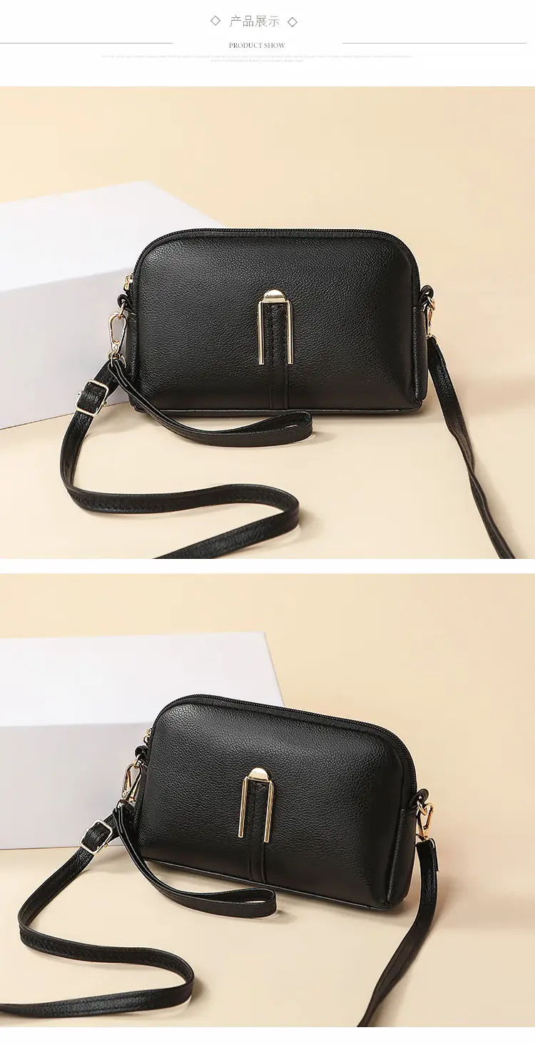 Soft Leather Shoulder Bag for Women Blue 2024 — feature 17