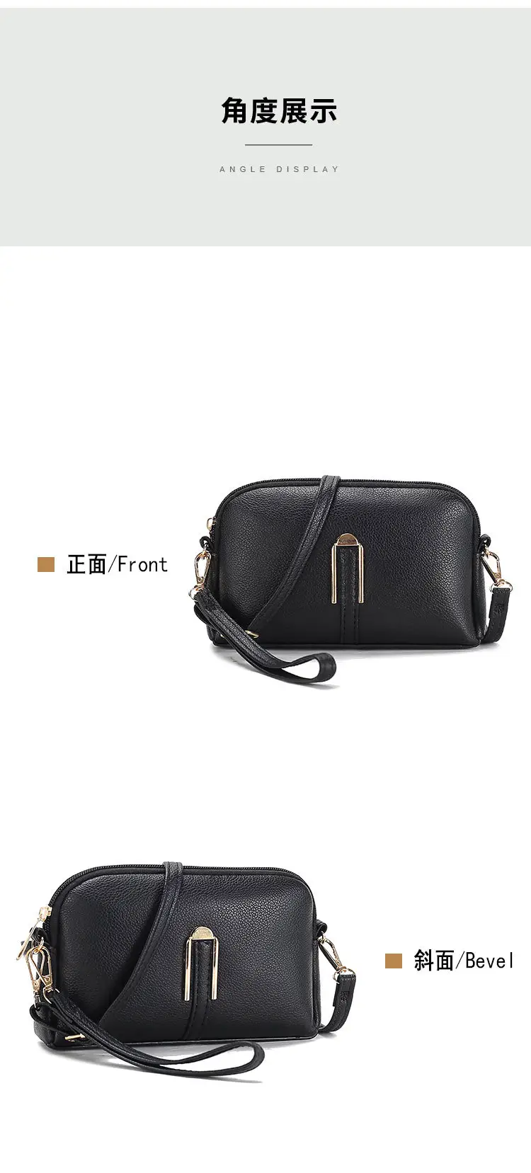 Soft Leather Shoulder Bag for Women Blue 2024 — feature 20
