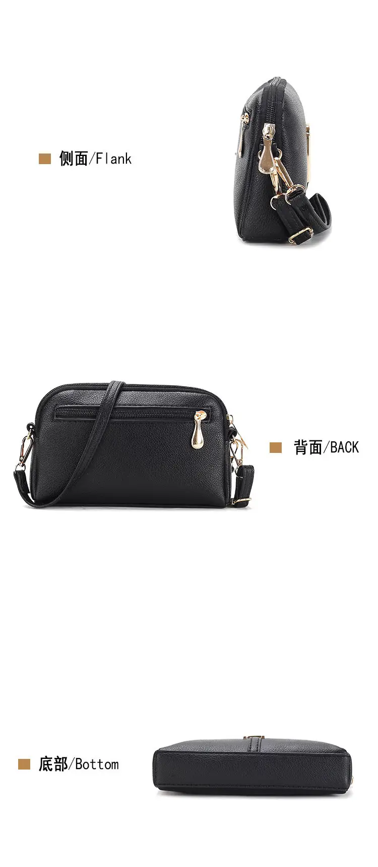 Soft Leather Shoulder Bag for Women Blue 2024 — feature 21