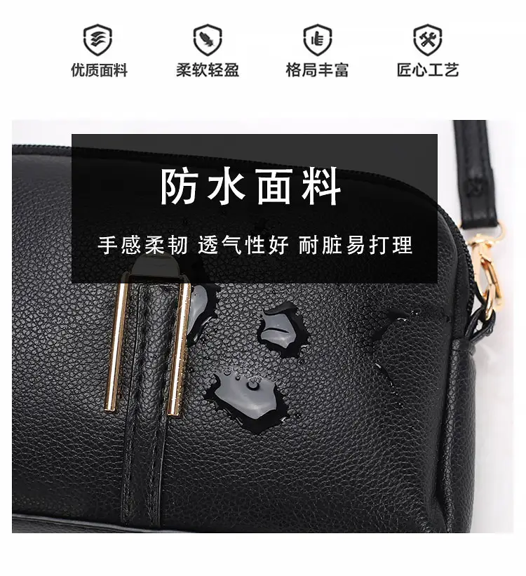 Soft Leather Shoulder Bag for Women Blue 2024 — feature 3