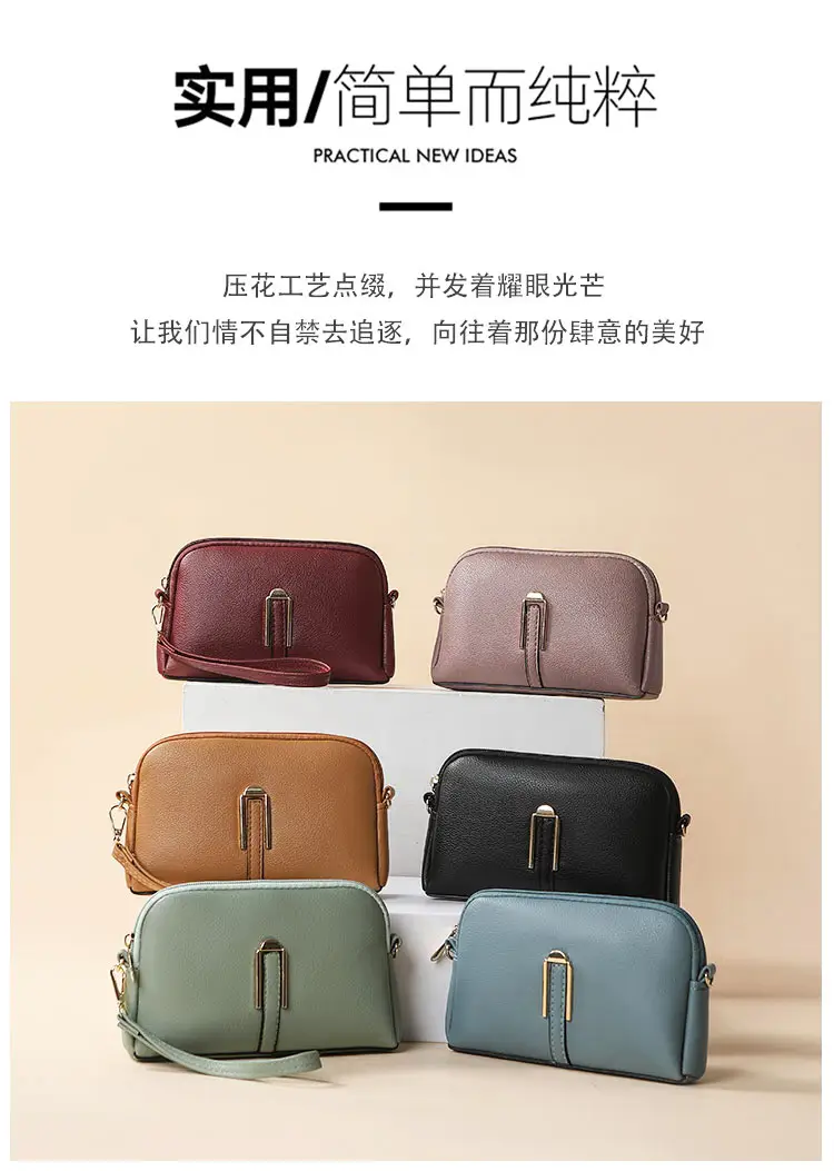 Soft Leather Shoulder Bag for Women Blue 2024 — feature 4