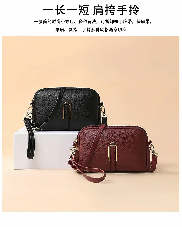 Soft Leather Shoulder Bag for Women Blue 2024 — feature 5