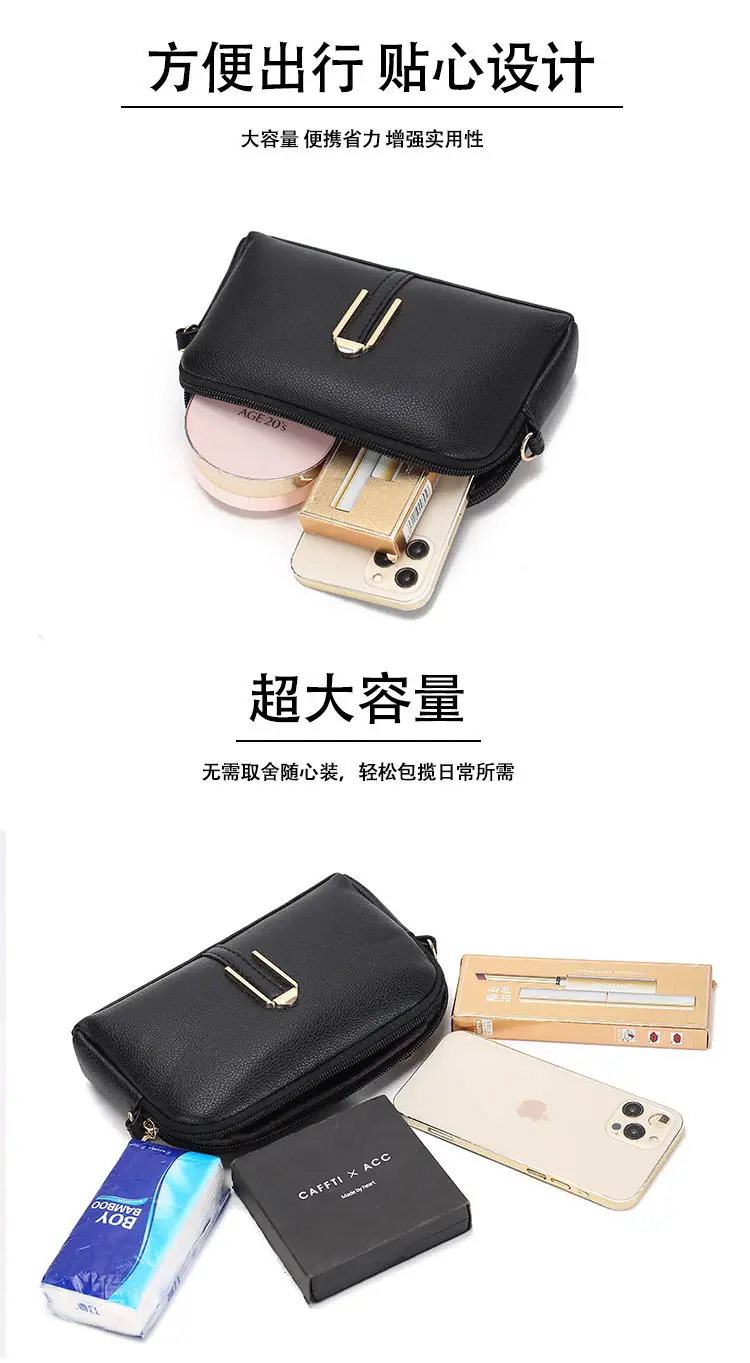 Soft Leather Shoulder Bag for Women Blue 2024 — feature 7