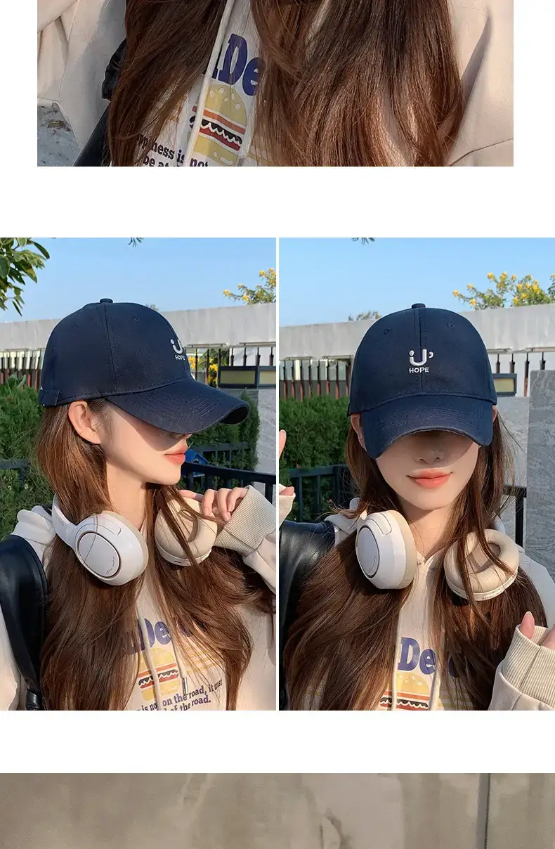 Women Pink Peaked Cap with Wide Brim 2024 — feature 11