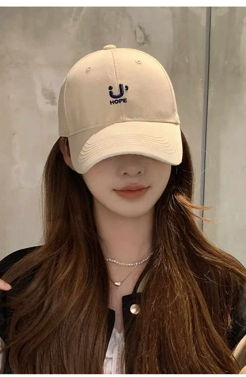 Women Pink Peaked Cap with Wide Brim 2024 — feature 14