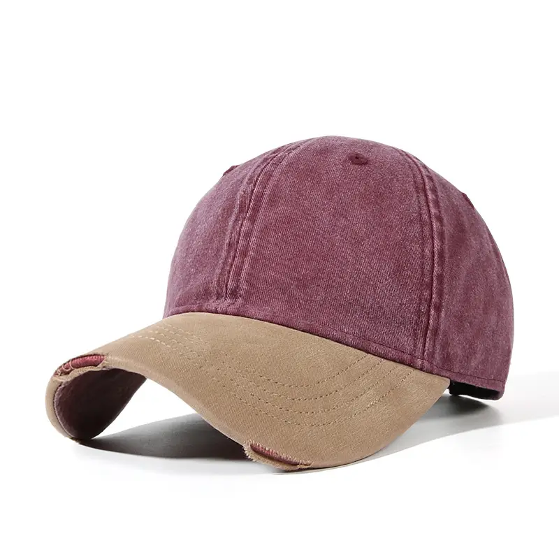 Women's Grey Baseball Cap Pure Cotton Retro Casual - Image 8