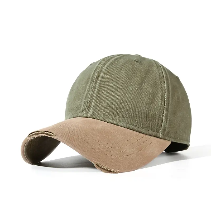 Women's Grey Baseball Cap Pure Cotton Retro Casual - Image 3