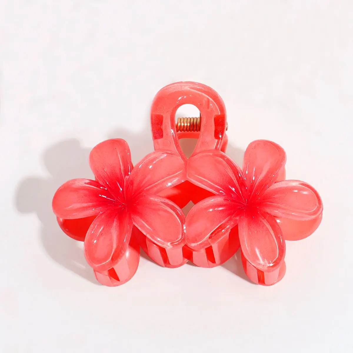 Purple Floral Hair Clips with Crystal Accents - Image 27