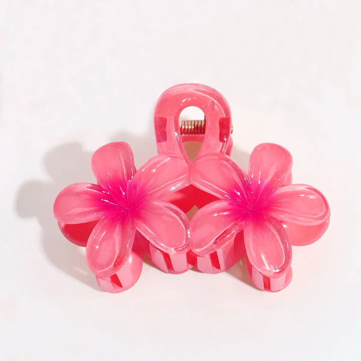 Purple Floral Hair Clips with Crystal Accents - Image 28