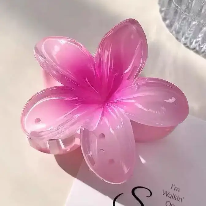 Purple Floral Hair Clips with Crystal Accents - Image 8