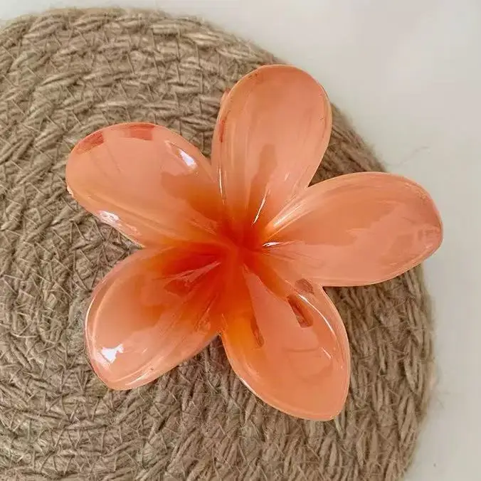 Purple Floral Hair Clips with Crystal Accents - Image 9