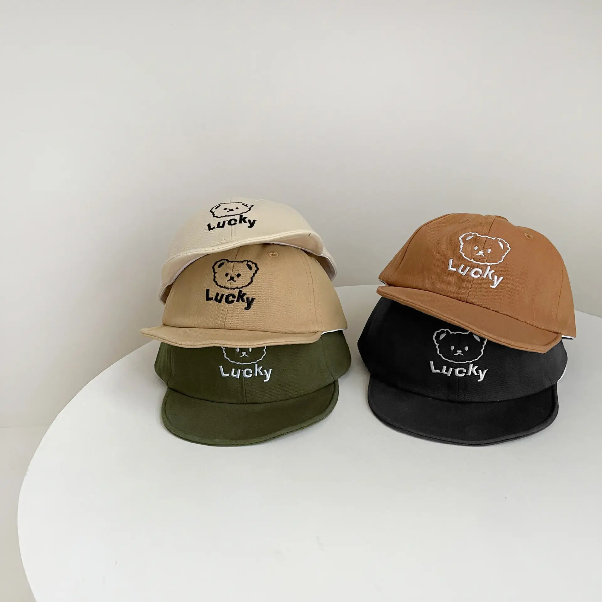 Baby "Lucky" Beanie Cap Beige Spring Autumn - Image 7