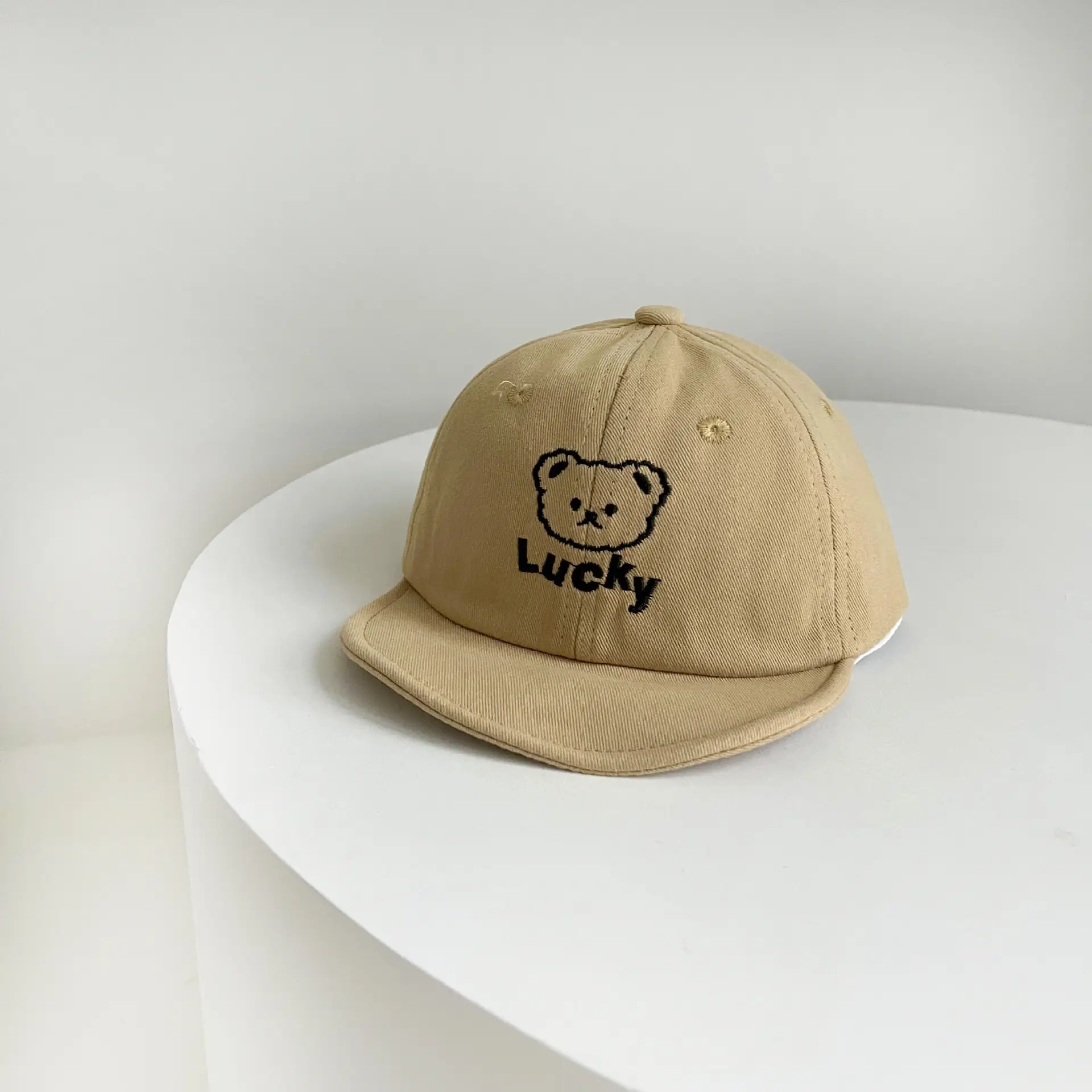 Baby "Lucky" Beanie Cap Beige Spring Autumn β feature 7