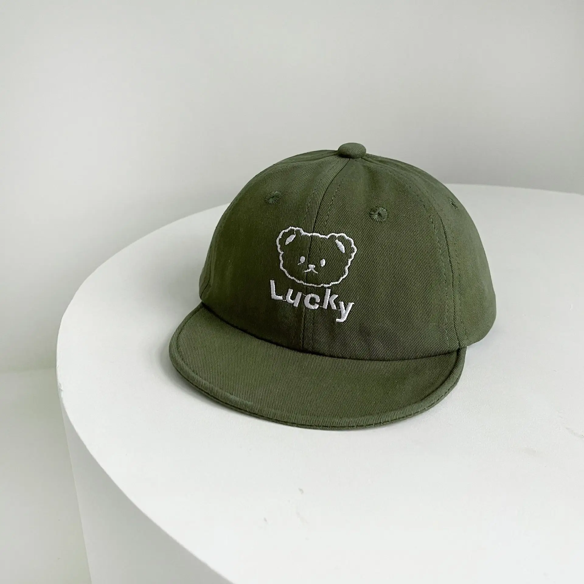 Baby "Lucky" Beanie Cap Beige Spring Autumn - Image 3