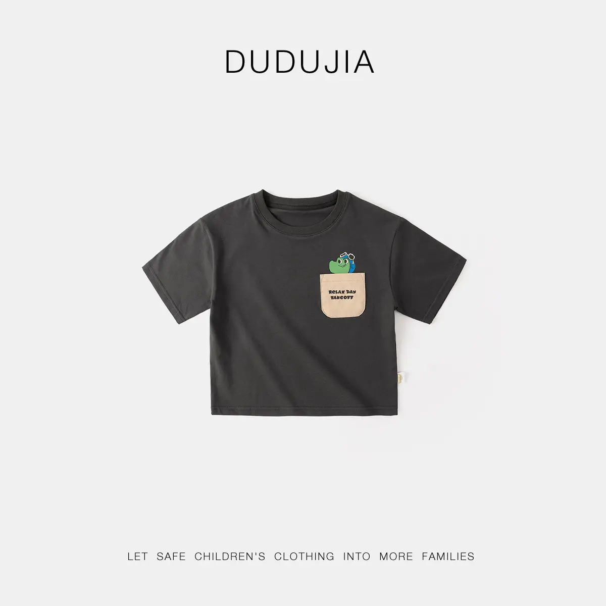 Dudu Boys Camping T-Shirt Striped Summer - Image 6