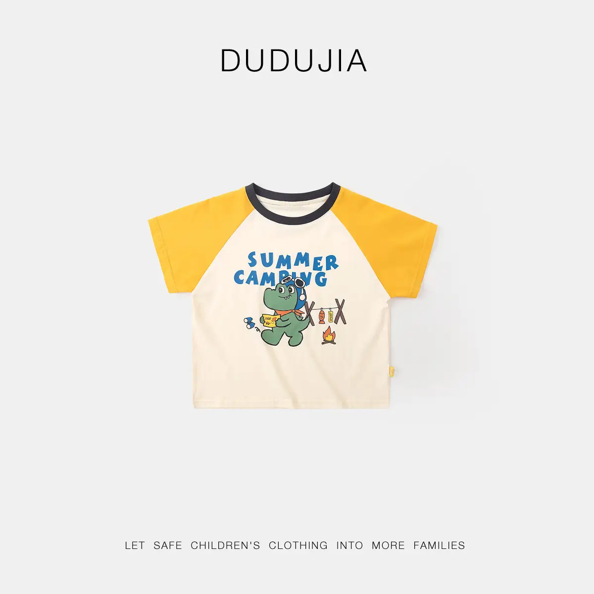 Dudu Boys Camping T-Shirt Striped Summer - Image 14