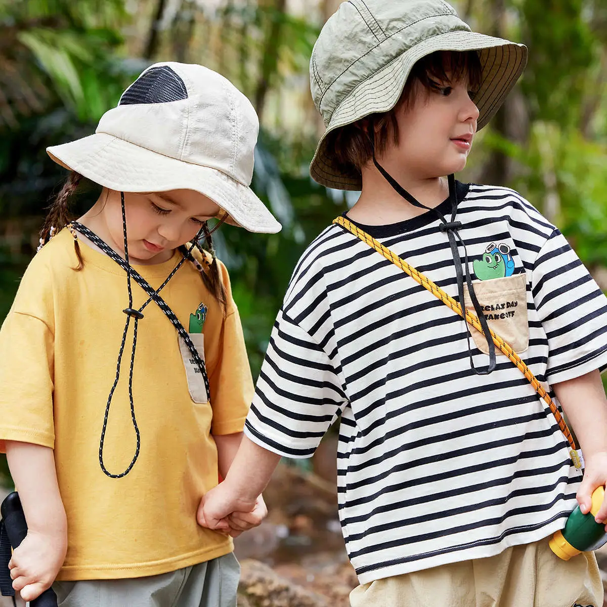 Camping Shorts Set for Kids Boys Girls Summer Wear - Image 18