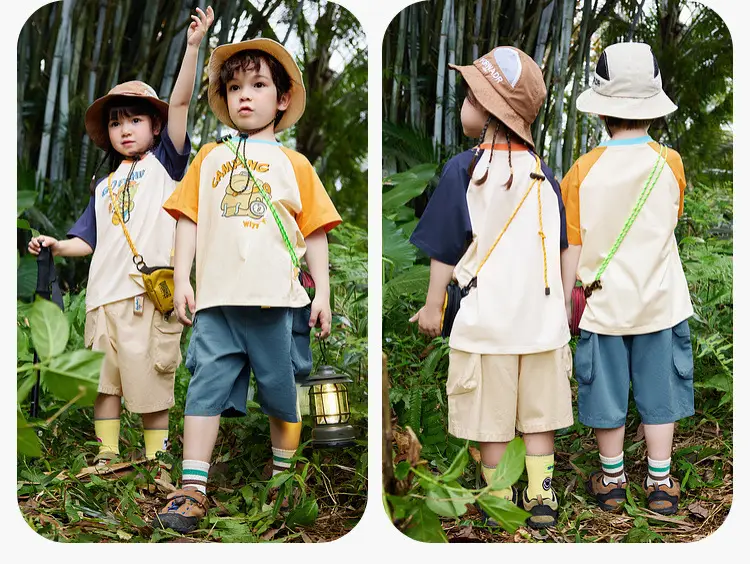 Camping Shorts Set for Kids Boys Girls Summer Wear — feature 24