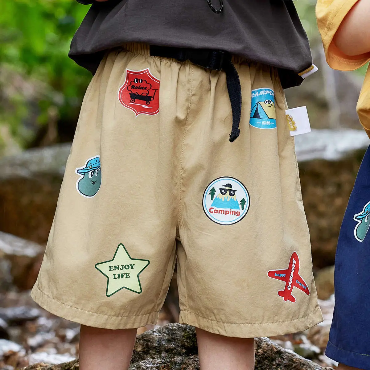 Camping Shorts Set for Kids Boys Girls Summer Wear - Image 15