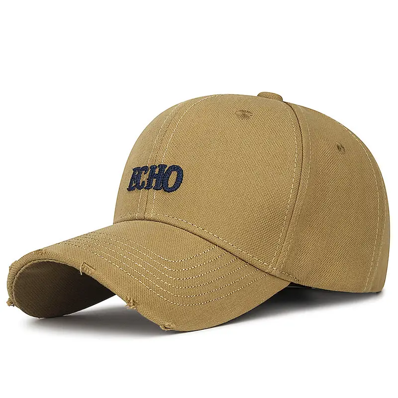 Men's Black ECHO Baseball Cap with Hole-In-Wall - Image 5