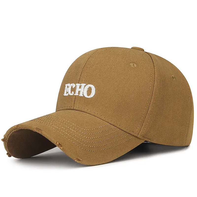 Men's Black ECHO Baseball Cap with Hole-In-Wall - Image 7