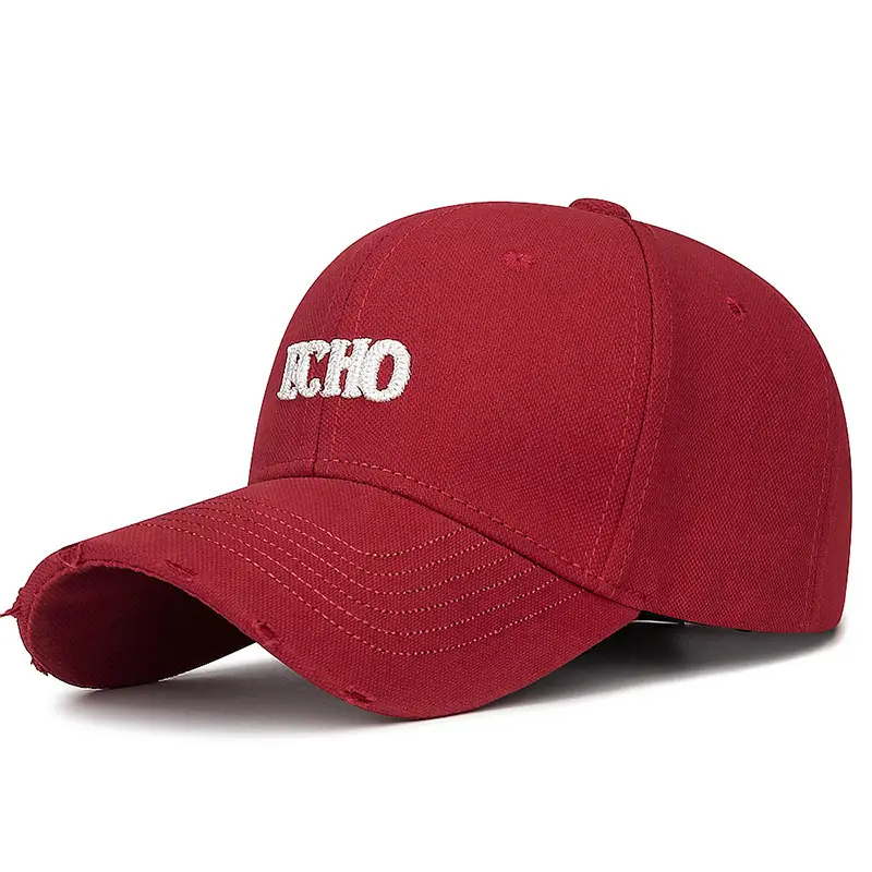 Men's Black ECHO Baseball Cap with Hole-In-Wall - Image 9