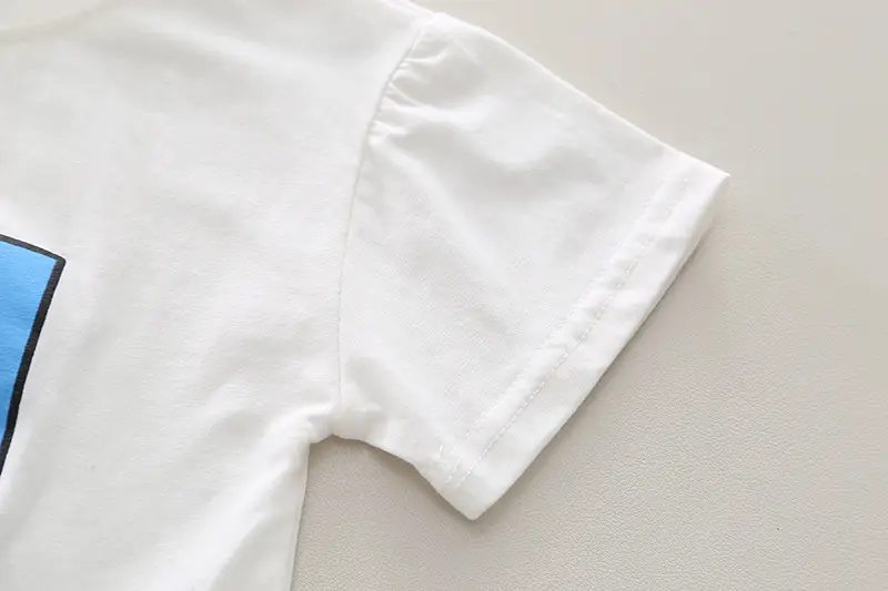 Children Cotton T-Shirt Shorts Set Green Summer Boys — feature 8