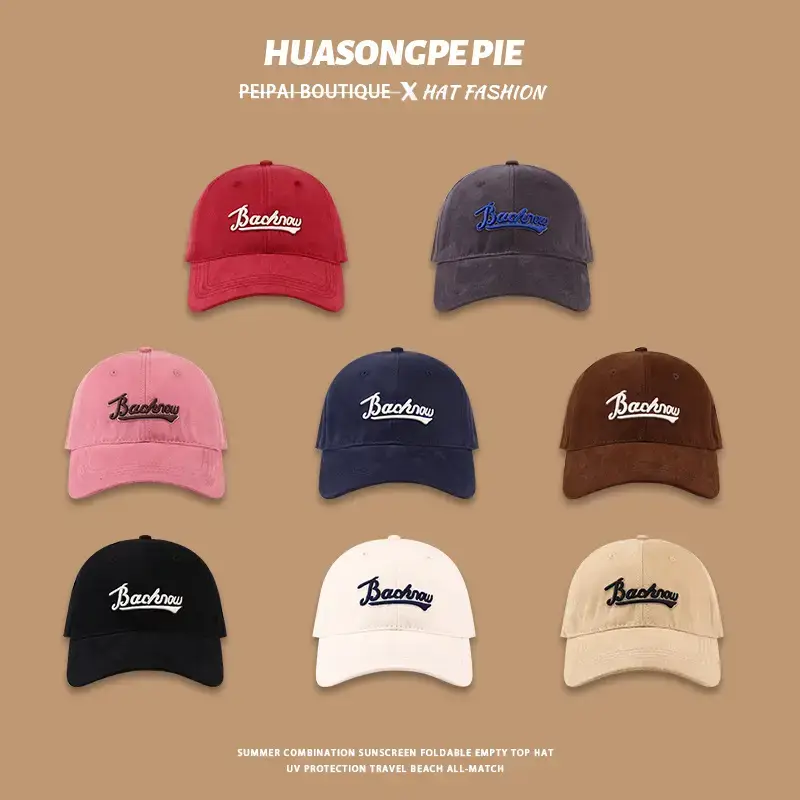 Huasoncope Blue Embroidered Peak Cap — feature 2