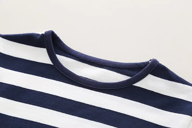 Baby Overlooked Design Cotton T-Shirt Shorts Set Blue — feature 5