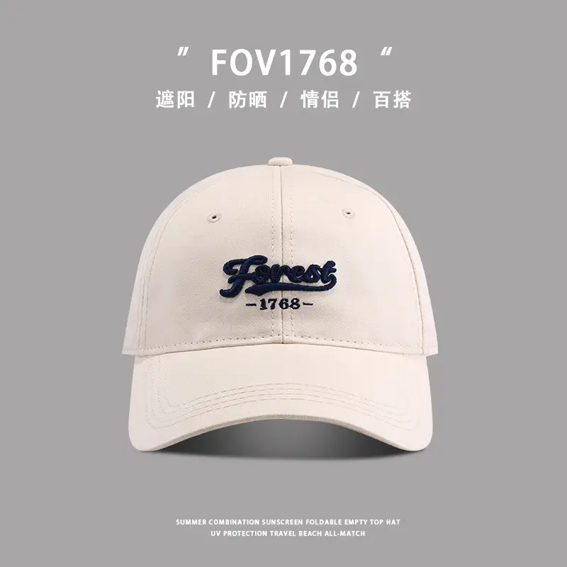 Men 3D Lettered Big Head Baseball Cap Sun Proof