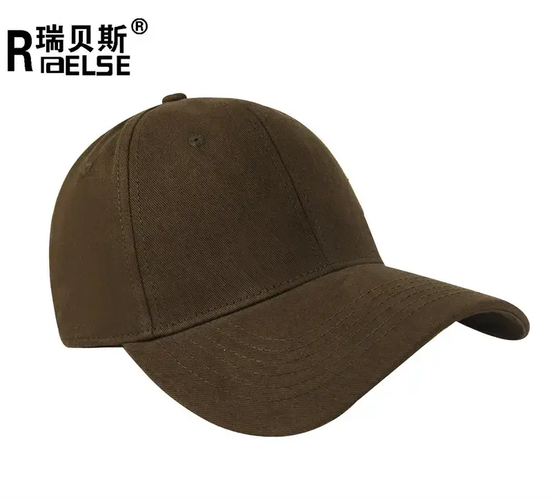 Men's Beige Adjustable Cap with Brand Logo - Image 3