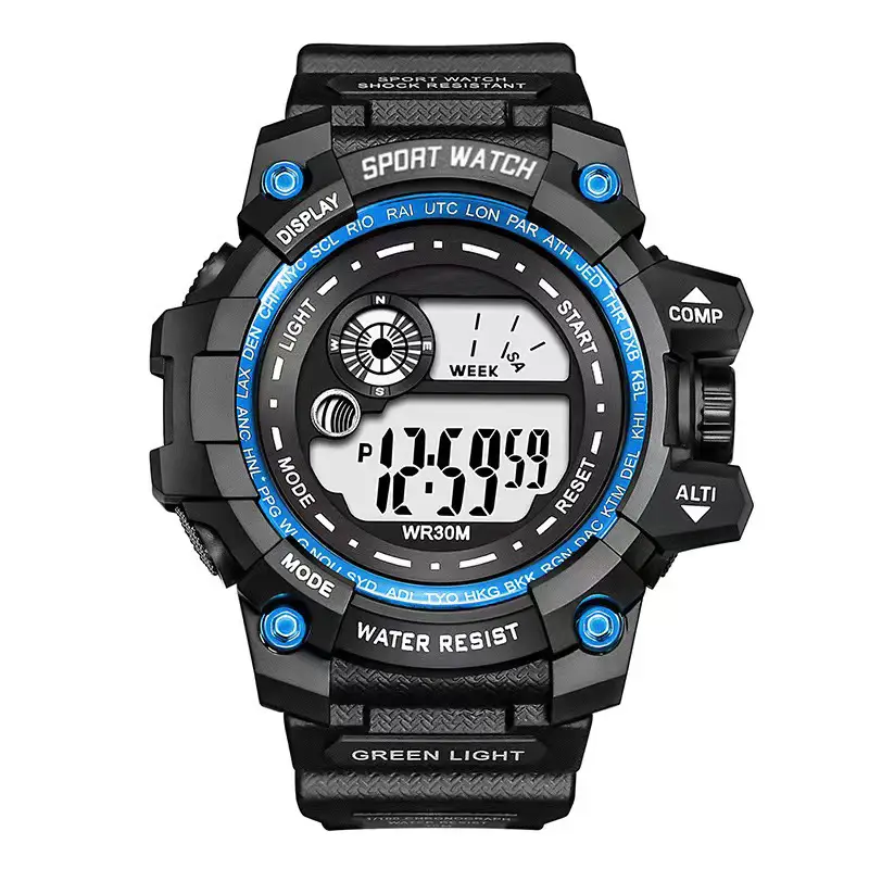 Waterproof Korean Style Sports Boy Digital Watch - Image 8
