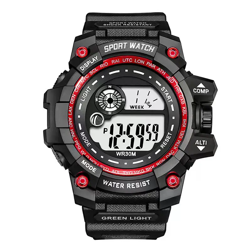Waterproof Korean Style Sports Boy Digital Watch - Image 9
