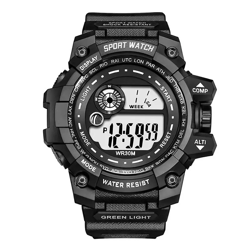 Waterproof Korean Style Sports Boy Digital Watch - Image 4