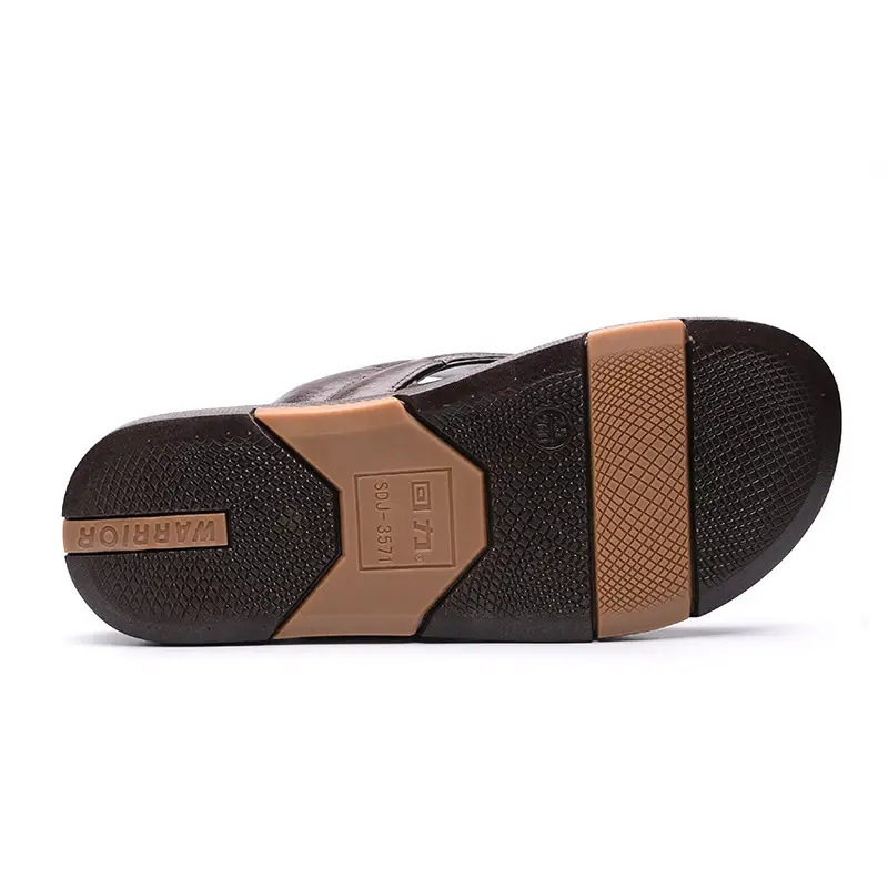 Men's Black Slip-On Thermal Flip Flops Summer