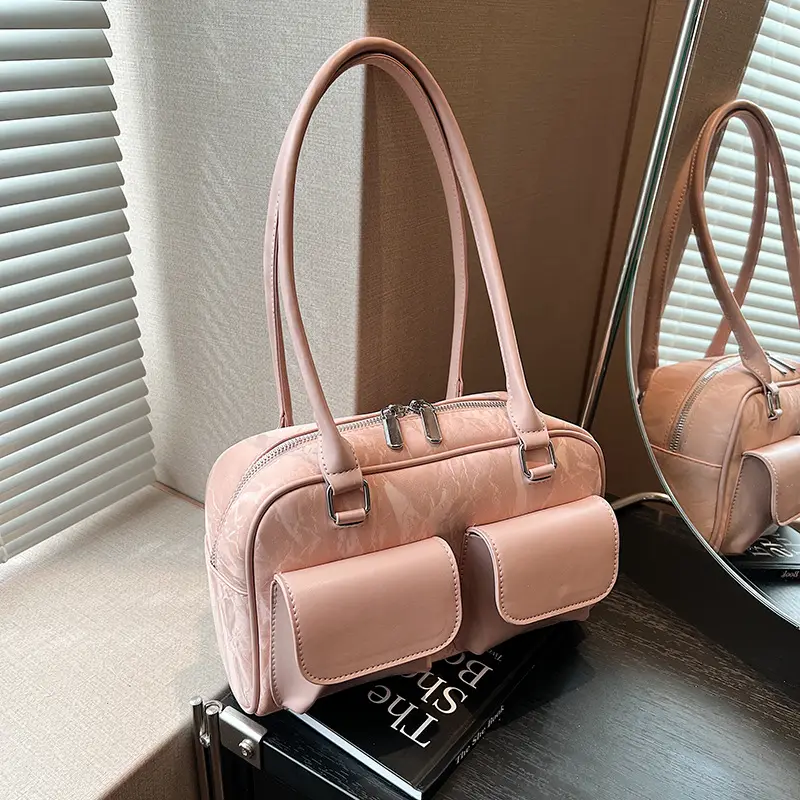 White PU Shoulder Bag for Women 2024 New Arrival - Image 6