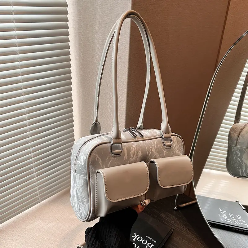White PU Shoulder Bag for Women 2024 New Arrival - Image 8