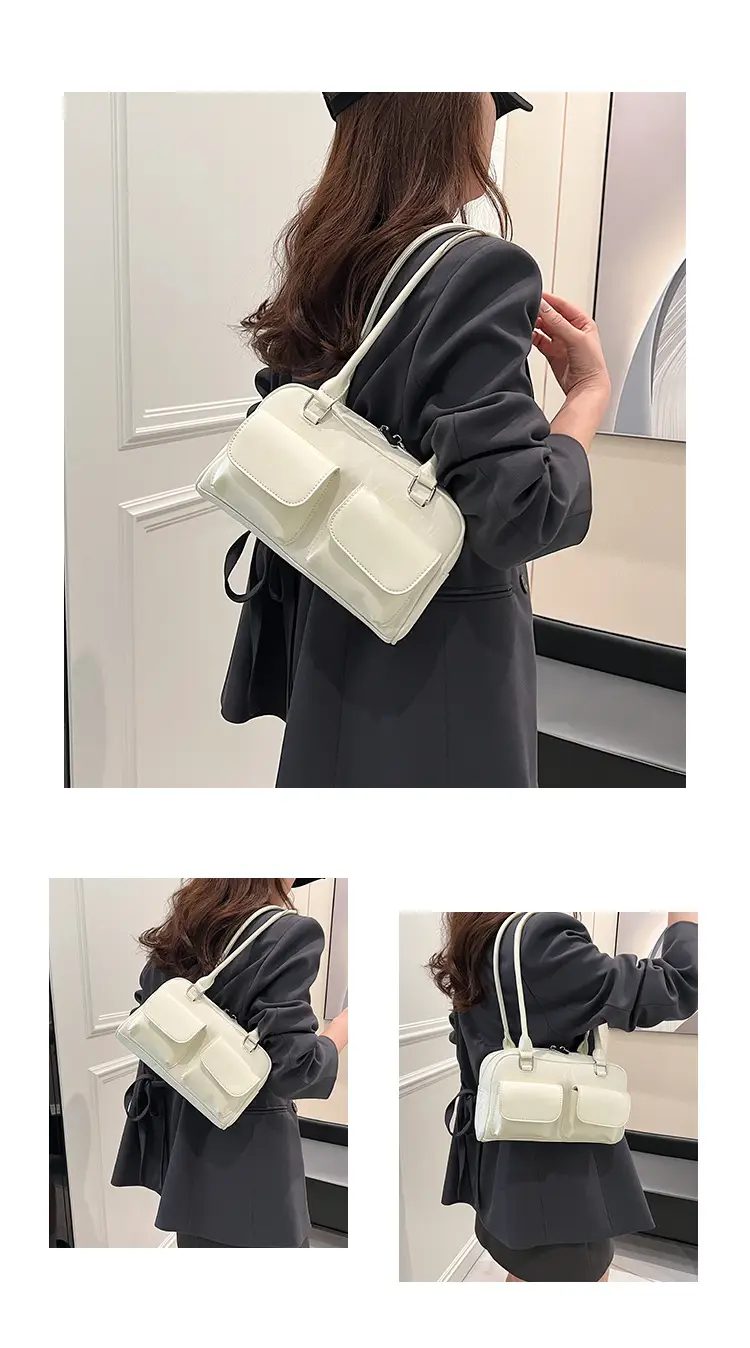 White PU Shoulder Bag for Women 2024 New Arrival — feature 19
