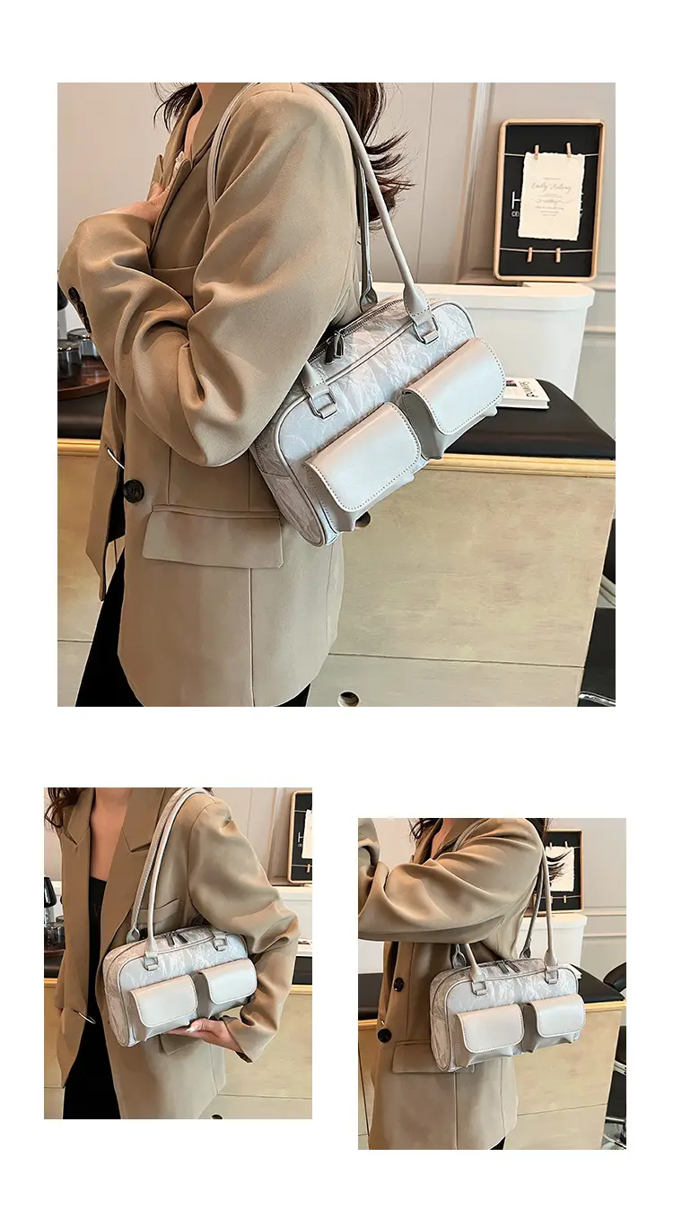 White PU Shoulder Bag for Women 2024 New Arrival — feature 20