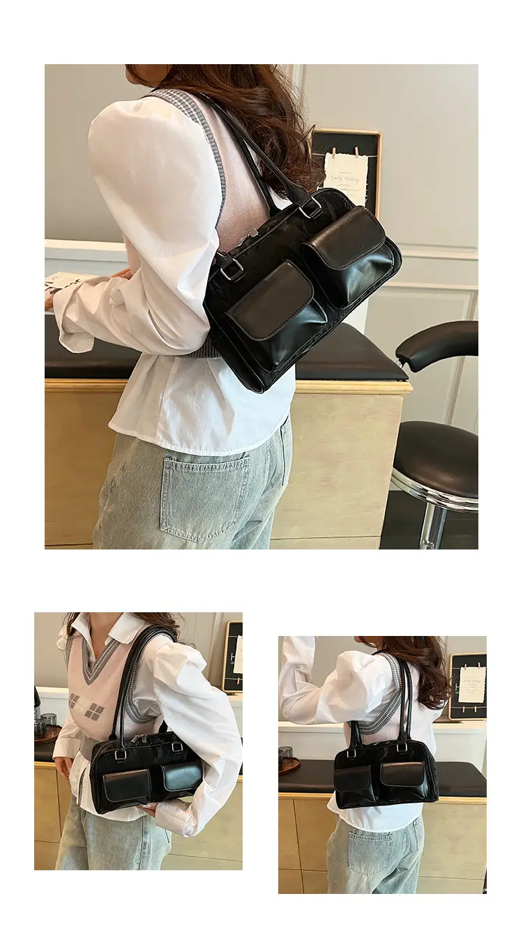 White PU Shoulder Bag for Women 2024 New Arrival — feature 21